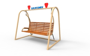 street furniture, swing, other, seating, solarna listwa smartbeam, solar, strefa relaksu
