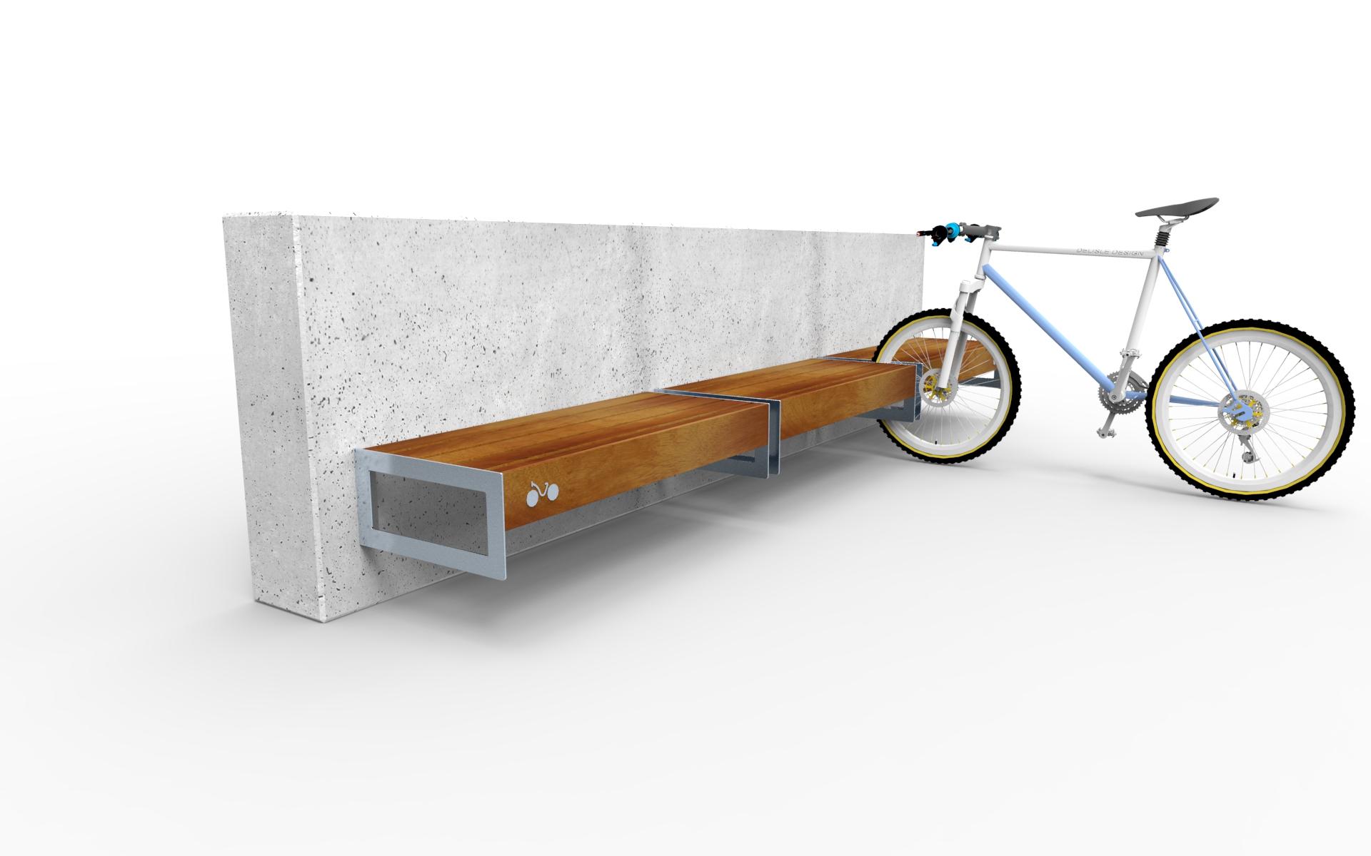 bench bike stand