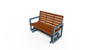 street furniture, wood, seating, wood backrest, wood seating, steel
